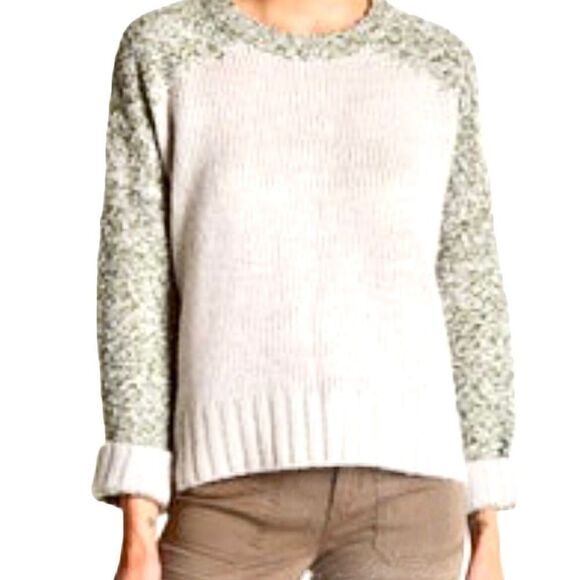 John + Jenn Gray Color Block Pullover Sweater S - Picture 3 of 9